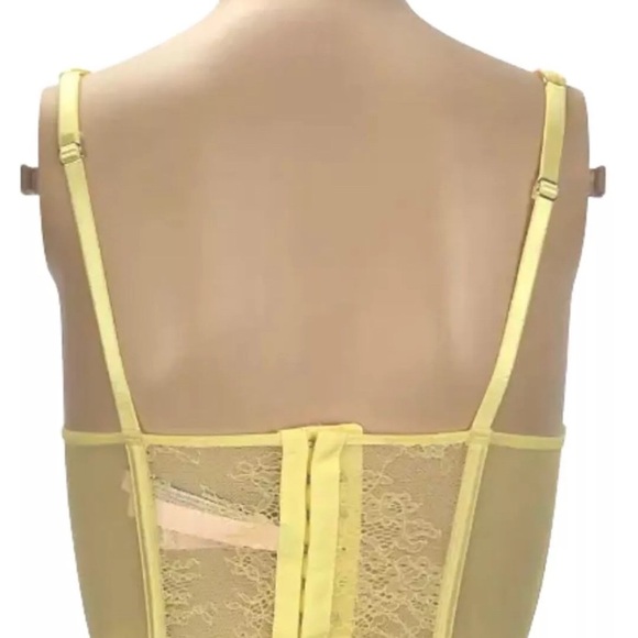 Victorias Secret Dream Angels Unlined Lace Up Corset Top - Picture 4 of 6